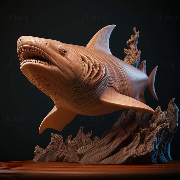 3D model shark (STL)